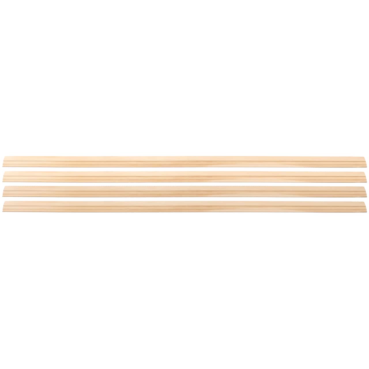 12 Packs: 4 ct. (48 total) Mini Unfinished Baseboards by Make Market®